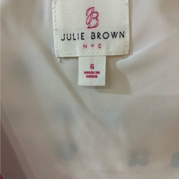 JB by Julie Brown Yellow Cream V-Neck Sundress - Picture 3 of 4